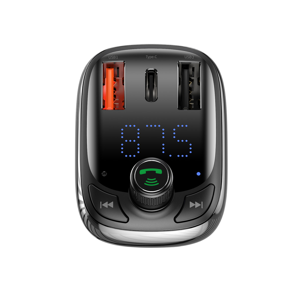 Bluetooth трансмиттер / автомобильное зарядное устройство Baseus S-13... (3)