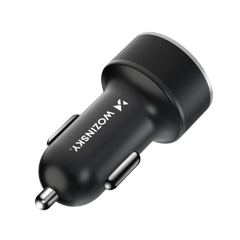 Wozinsky WDCCAC USB-C USB-A 36W автомобильное зарядное устройство - черный (0)