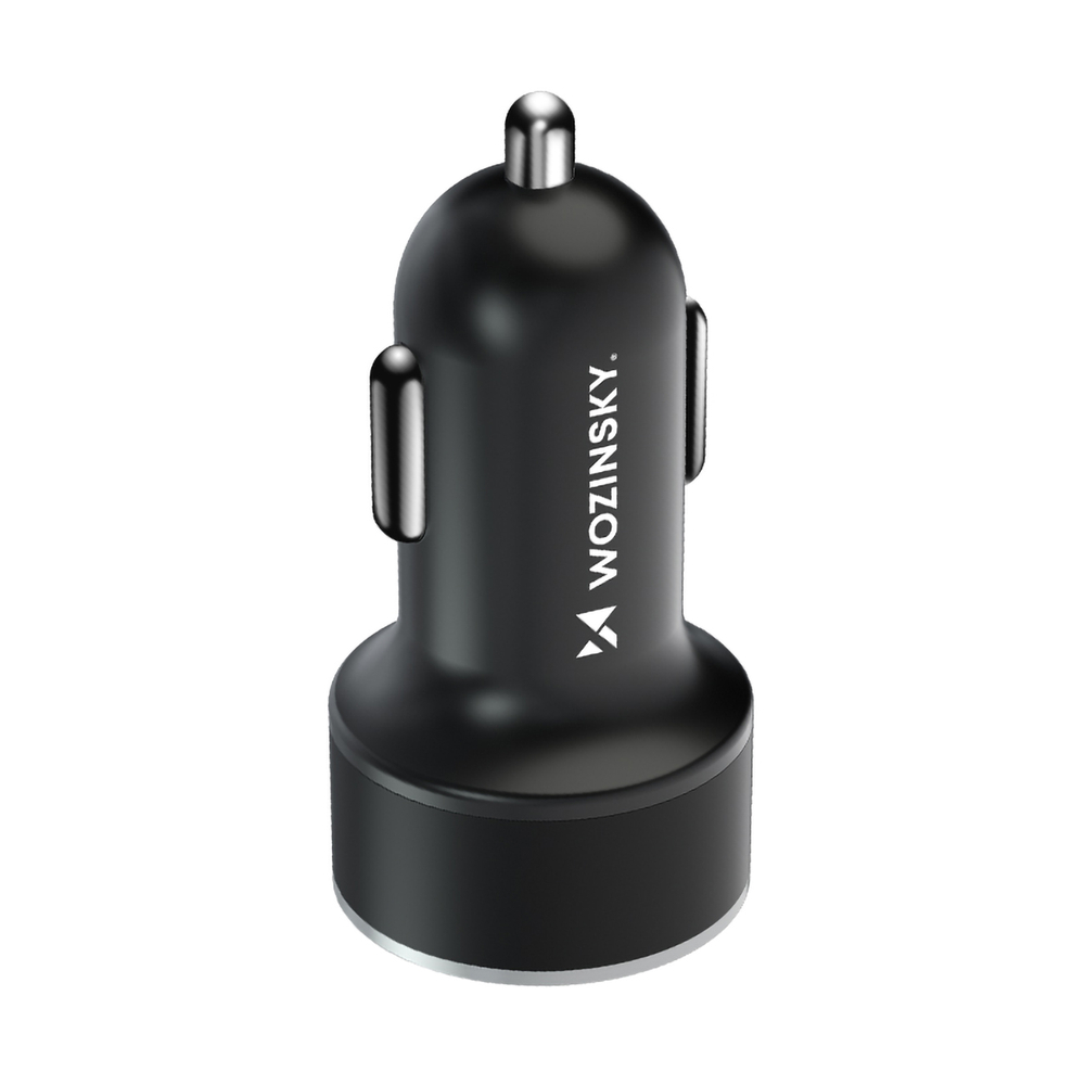 Wozinsky WDCCAC USB-C USB-A 36W автомобильное зарядное устройство - черный (2)