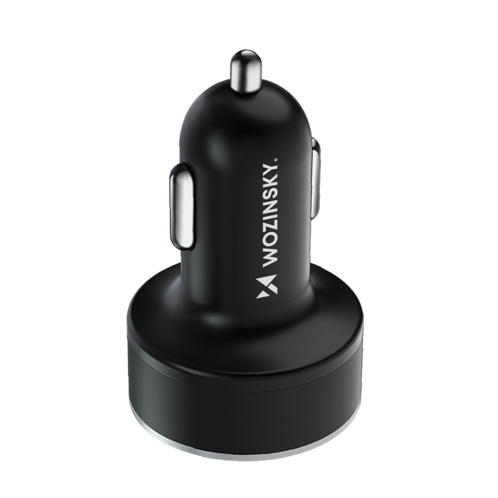 Автомобильное зарядное устройство Wozinsky WDCCB с дисплеем 50Вт 2xUSB-C /... (0)