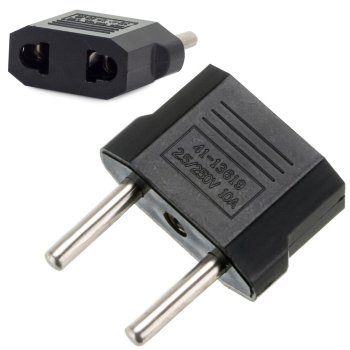 Универсальный адаптер для польской розетки, 125V–250V, 6A