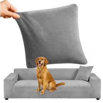 Чехол на угловой диван Ruhhy 26181, 190-230 см, темно-серый