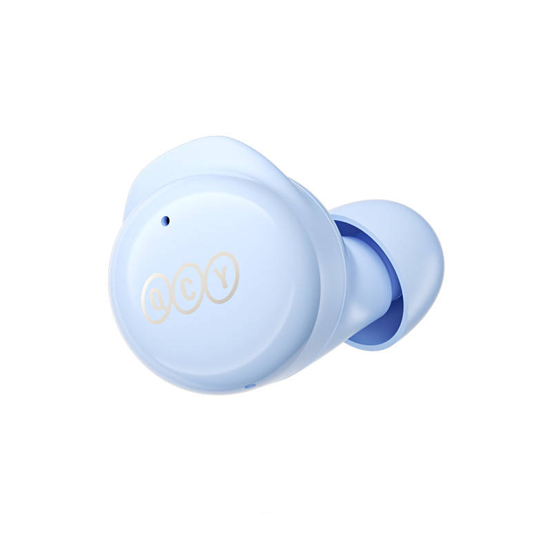 Наушники TWS QCY T17 (светло-голубой) (1)