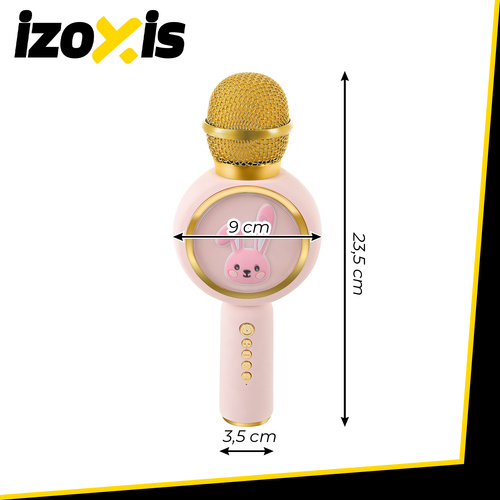 Детский беспроводной караоке микрофон Izoxis 27048 с Bluetooth и... (1)