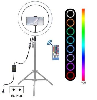 Puluz Кольцо Освещения + LED RGB, 30cm ( Без Штатива ) | Puluz LED RGB Vlogging Ring Photo Video Light Lamp