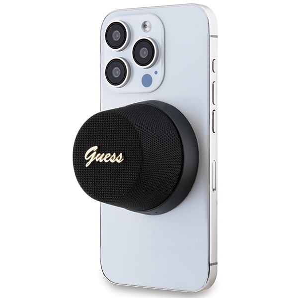 Guess Magnetic Script Metal Bluetooth-колонка – черная (3)