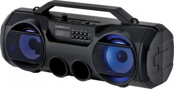 Портативная Bluetooth колонка Rebeltec SoundBOX 440 с FM-радио, черная