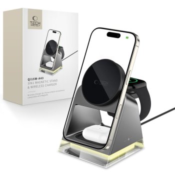 Tech-Protect QI15W-A43 3-в-1 беспроводное зарядное устройство с MagSafe для...