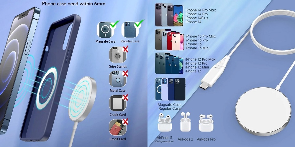 Wall Charger Choetech, 33W, PD5006 A+C dual port (white) (1)
