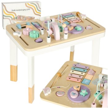 Манипуляционный стол для детей LULILO Montessori, Розовый