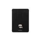 Чехол Karl Lagerfeld Saffiano Ikonic Karl для iPad Pro 11" (2021) - Черный
