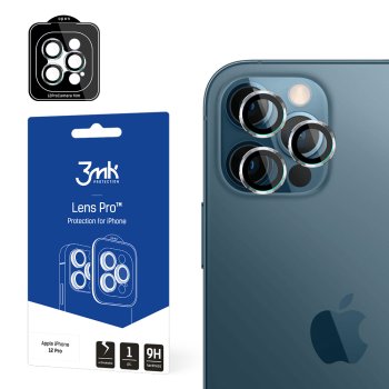 Apple iPhone 12 Pro 6.1" 3MK Lens Protection Pro With Mounting Frame | Защитное Стекло для...