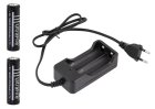Battery charger+ 2 x Battery 18650