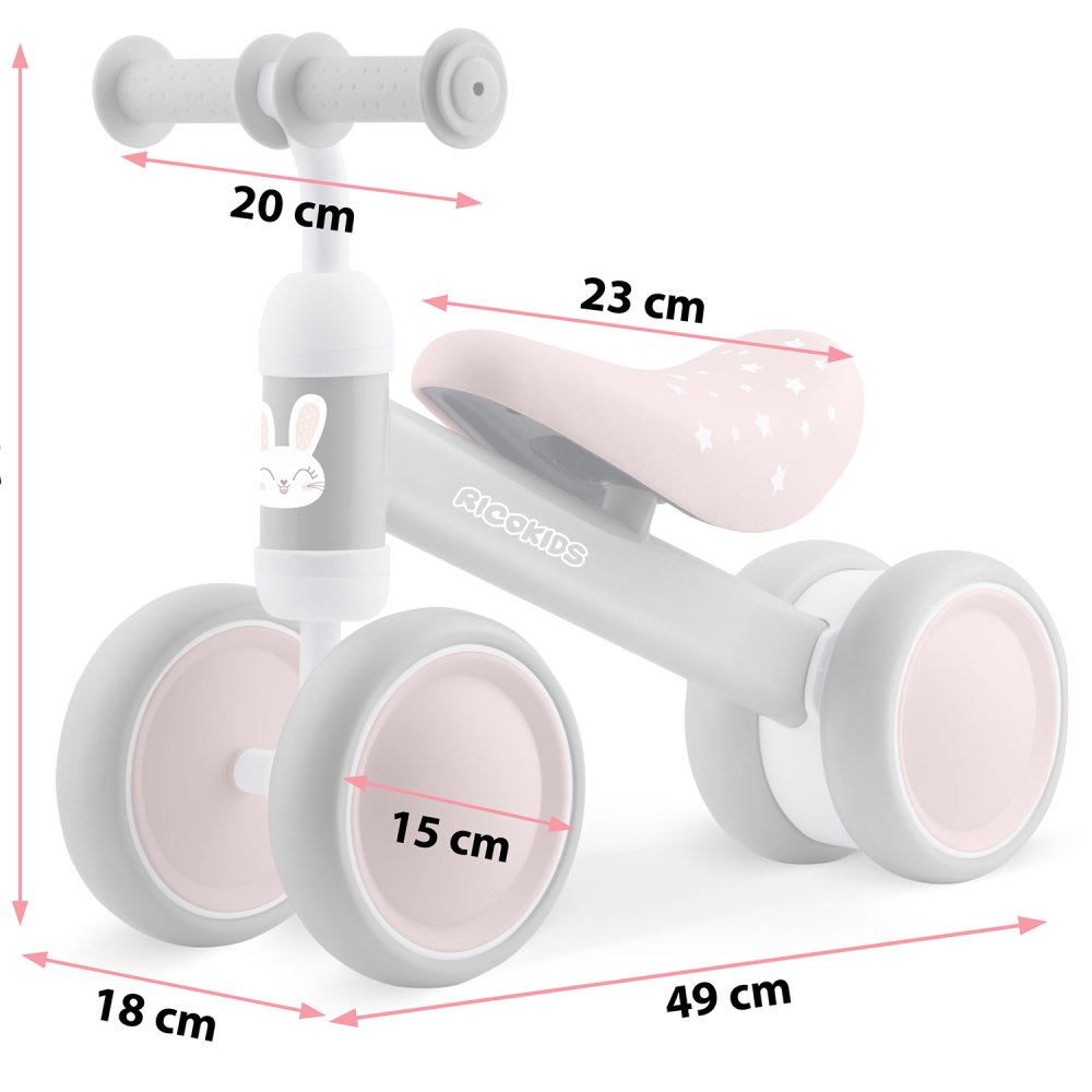 Трехколесный беговел для малышей Ricokids (2)