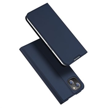 Apple iPhone 14 Plus 6.7' DUX DUCIS Magnetic Book Case Cover, Blue | Чехол для Телефона Кабура...