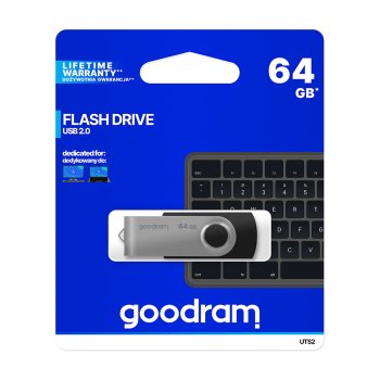 USB-флешка Goodram Twister 64GB USB 2.0, черная