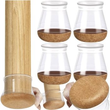 Защитные накладки на ножки стула с войлоком Ruhhy, 4 шт.