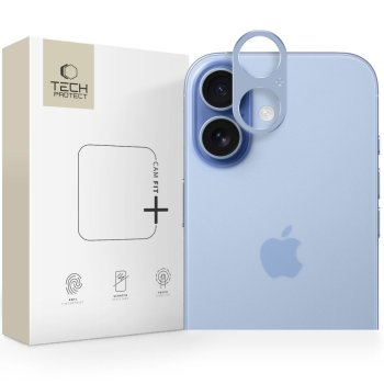 Защитное стекло для камеры Tech-Protect Camalloy Fit+ для iPhone 17 – синее