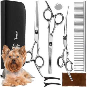 Комплект для Груминга Стрижки Ножницы Для Собак и Котов + Аксессуары | Grooming Kit Haircut Scissors for Dogs and Cats