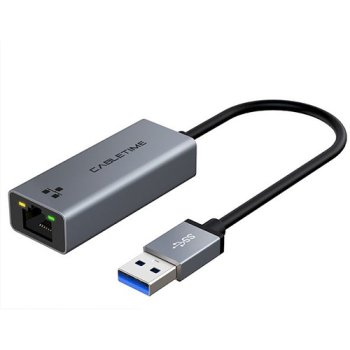 Адаптер Usb3.0 A-Rj45, 1000Mbps, 0.15M