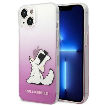 Apple iPhone 14 Plus 6.7'' Karl Lagerfeld Choupette Fun Case Cover (KLHCP14MCFNRCPI), Pink | Чехол Кейс...