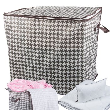 Тканевый органайзер для хранения вещей 100л, складной кофр для...