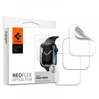 Apple Watch 4 / 5 / 6 / 7 / 8 / Se ( 44 / 45 mm ) Spigen Neo Flex Гидрогелевая Пленка для 3 щт....