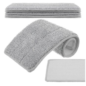 Насадки для швабры Ruhhy 33x12см 5 шт, сменные мопы из микрофибры для...