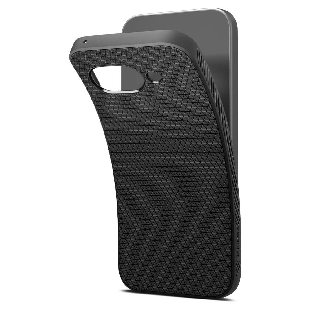 Google Pixel 9a Spigen Liquid Air TPU Case Cover, Black | Чехол Кейс Кабура Бампер для... (2)