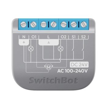 Умное реле SwitchBot Relay Switch 2PM 2 канала Matter