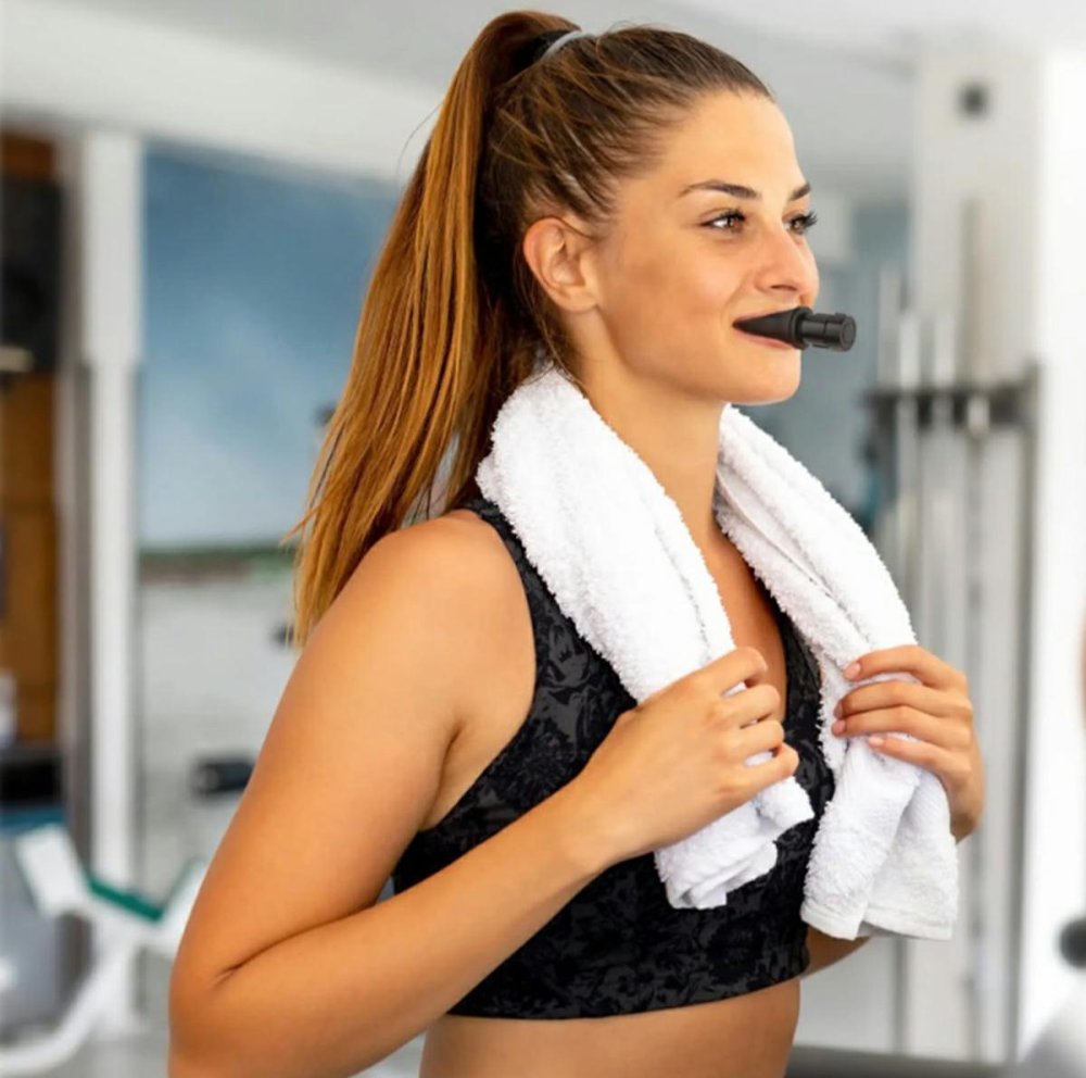 Портативный тренажёр для дыхательных упражнений с регулировкой... (2)