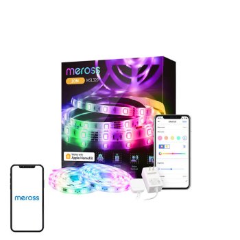 Умная Светодиодная Лента Wi-Fi Meross MSL320 2x5м RGB HomeKit