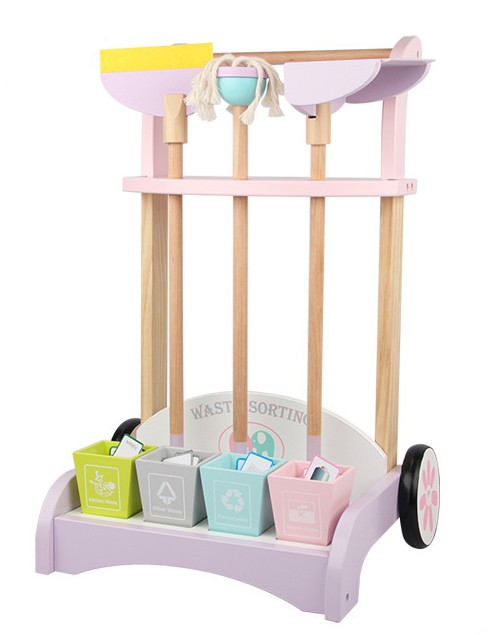 Детский игровой набор для уборки с сортировкой мусора (2)