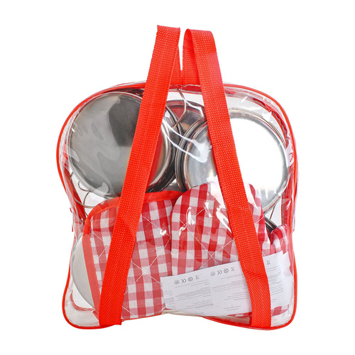 Детский набор металлической посуды ZG23444 13 предметов (3)