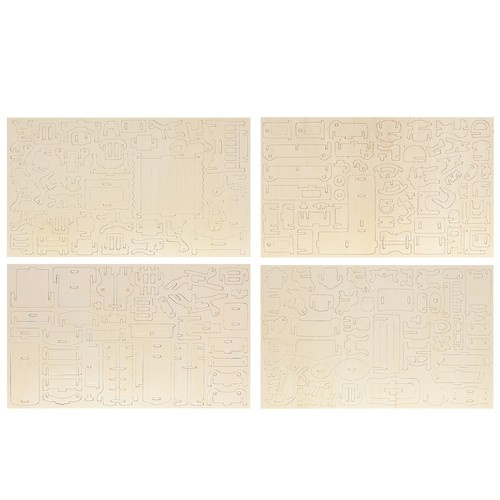 Деревянная мебель для кукол набор 34 шт. конструктор 23542 (3)