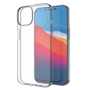Apple iPhone 14 6.1'' Ultraslim TPU Case Cover, Transparent | Чехол Обложка Бампер Кабура