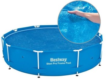Bestway 58241 Плавающее Покрытие Покрывало Тент для Бассейна, 305 см | Solar...