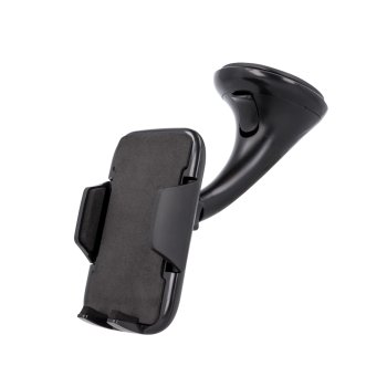 Maxlife Car Holder Suction Mount For Phone, Black | Держатель Для Телефона На Присоске