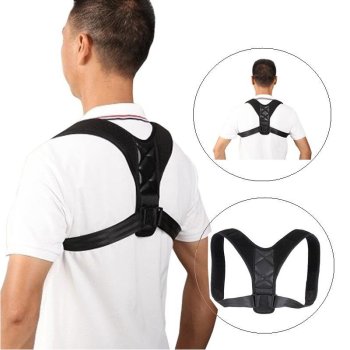 Поддержка Корректор Осанки, Чёрный | Breathable Adjustable Comfort Back Posture Corrector Strap