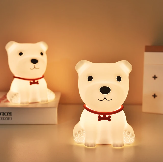 Силиконовая Светодиодная LED RGB Детская Ночная Лампа, Собака | Kid's... (0)