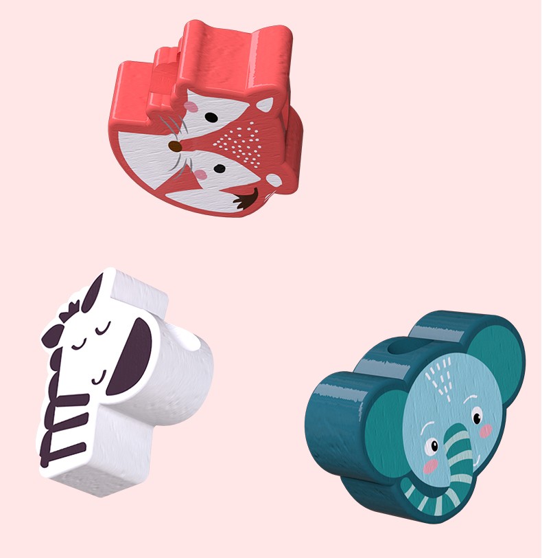 Деревянный пальчиковый лабиринт Jhtoy-420 для малышей (1)