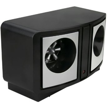 Электронный ультразвуковой отпугиватель грызунов и насекомых Dualsonic, черный