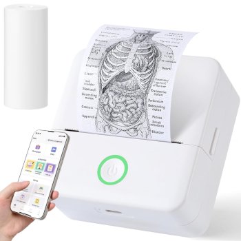 Портативный беспроводной мини-термопринтер для фото и заметок