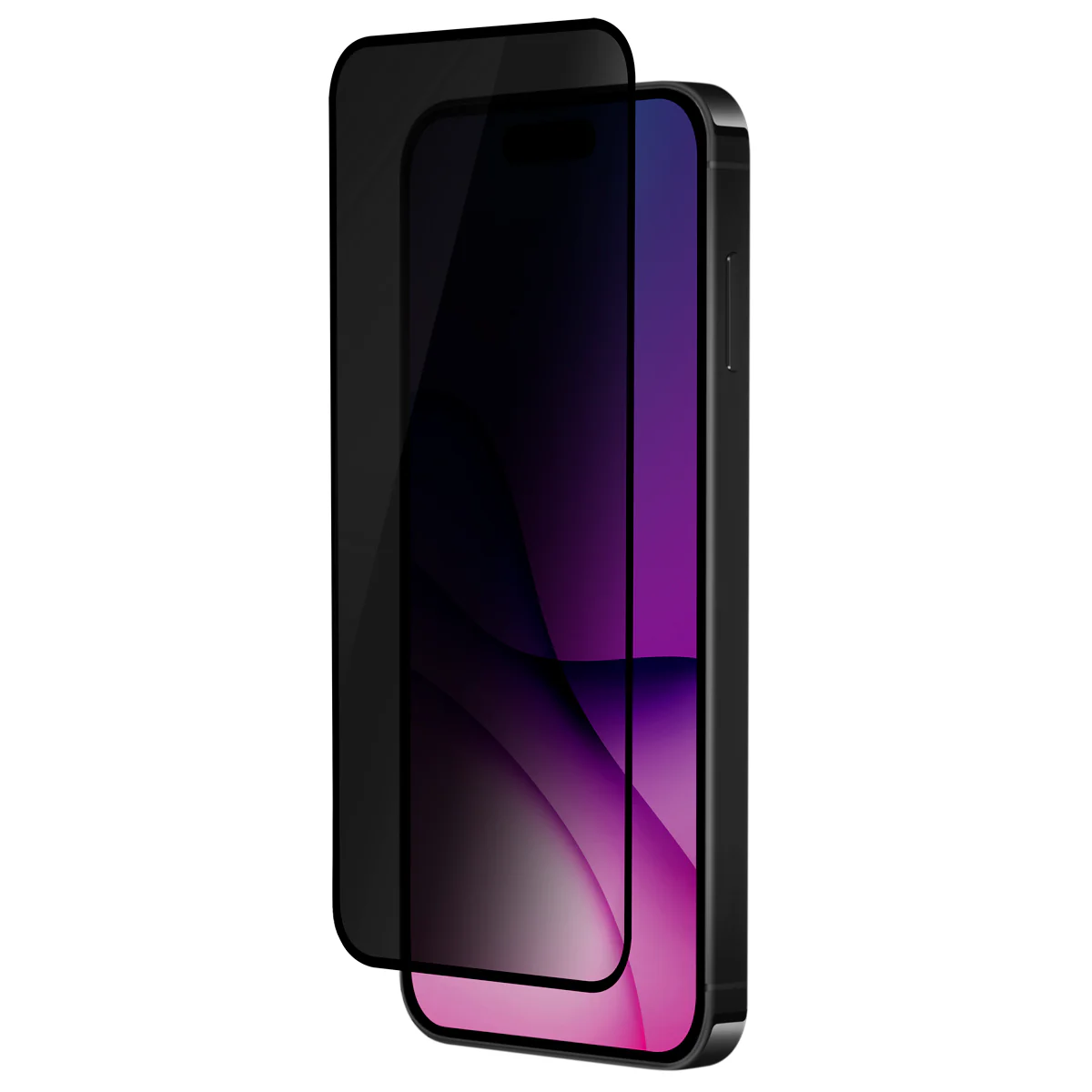 Apple iPhone 16e / SE (2025) 6.1'' Приватное Защитное Стекло на Весь Экран | Privacy Tempered Glass Fullscreen Protector