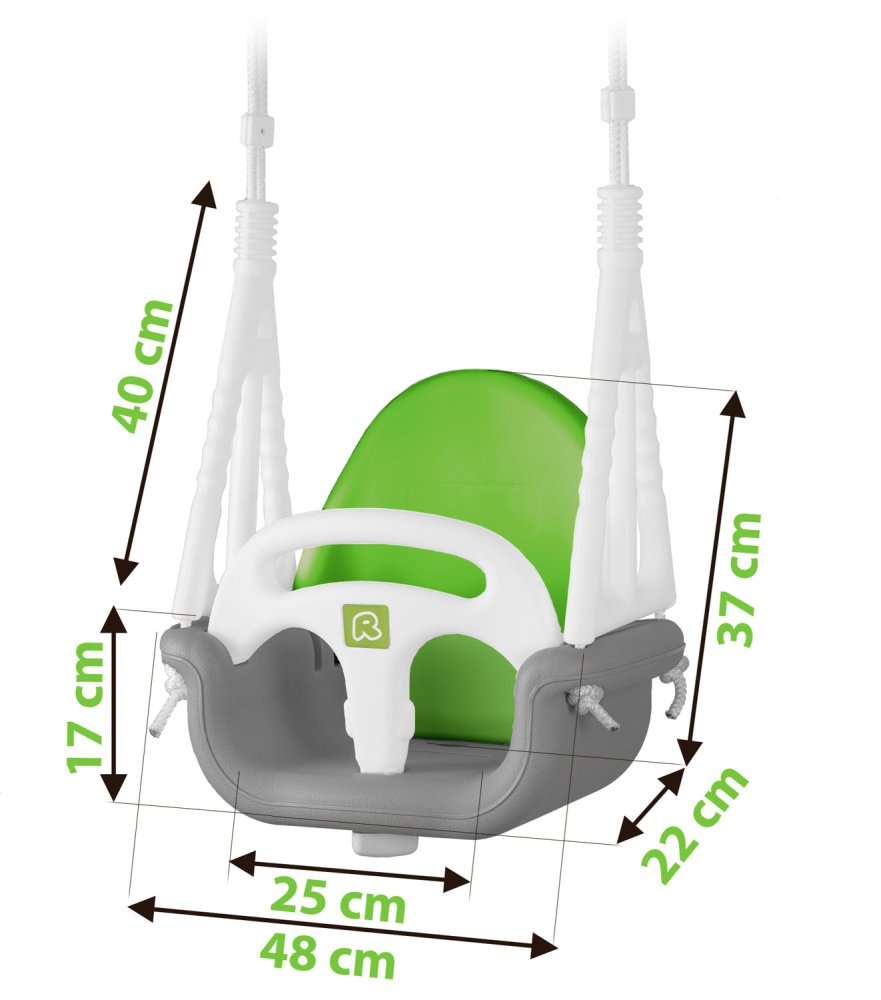 Детские качели 3в1 Ricokids Słonik подвесные для дома и улицы,... (1)