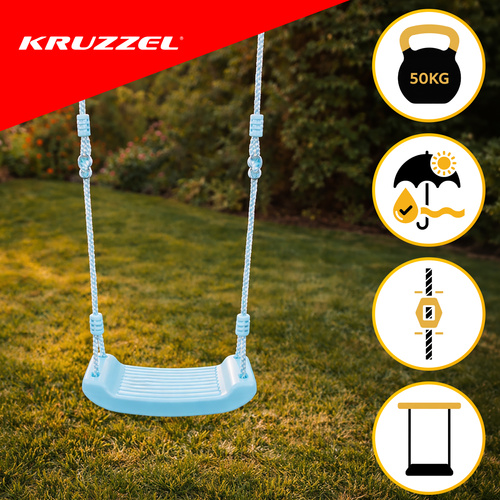 Пластиковые качели - синие 25446 (1)