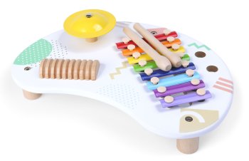 Деревянный музыкальный столик с инструментами ECOTOYS +18м