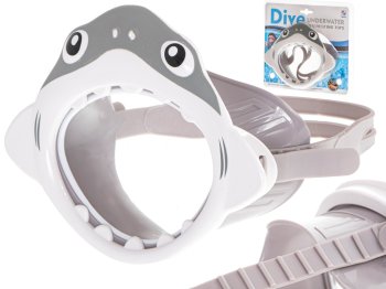 Маска для Дайвинга Ныряния Очки для Детей Акула | Diving Mask Goggles for...