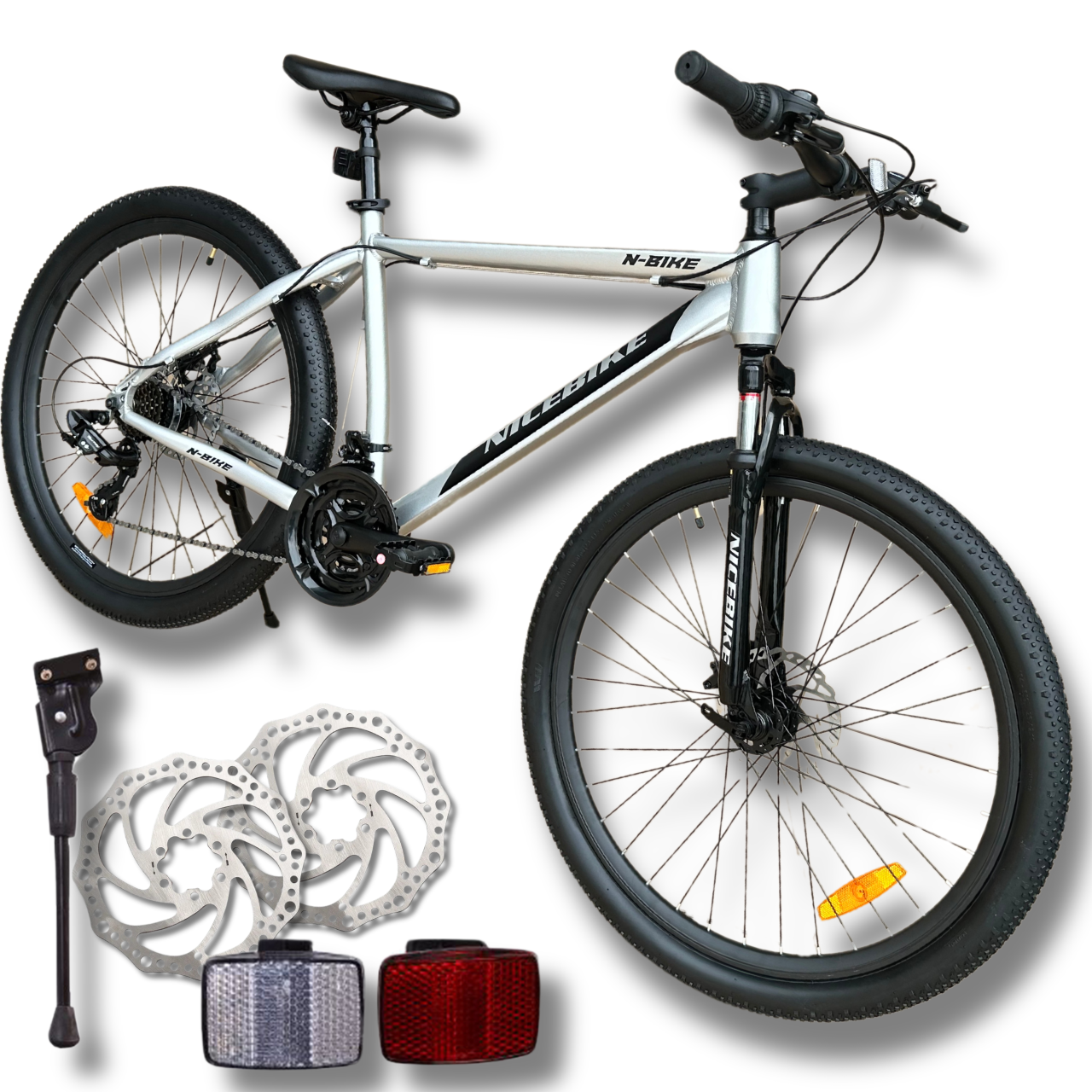 Горный велосипед Nicebike Toxic 26" MTB, 21 скорость, рама 18", дисковые...