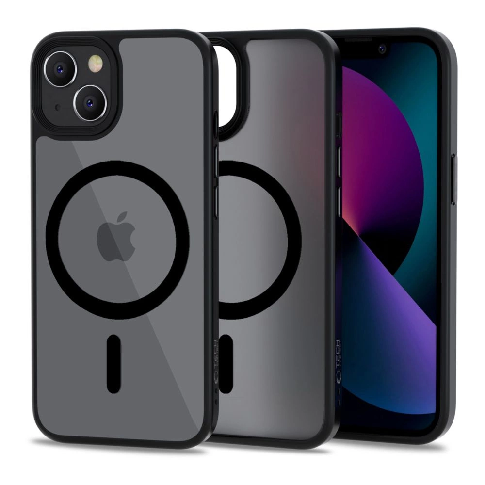 Apple iPhone 13 6.1'' Tech-Protect MagMat MagSafe Case Cover, Matte Black | Чехол Обложка Бампер Кабура Кейс